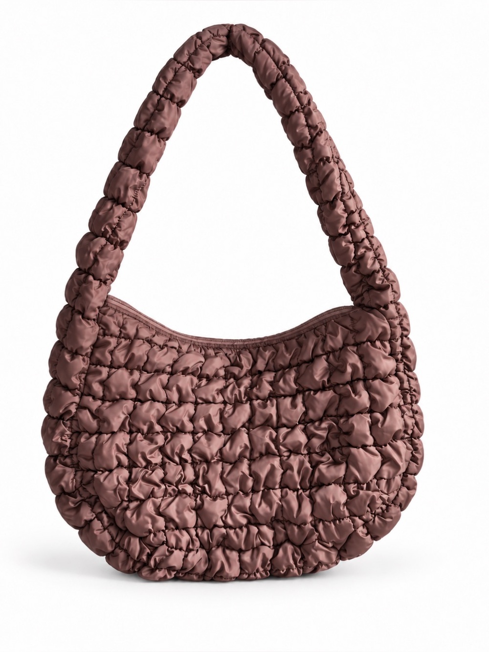 5B Quilted Bag, Cacao Brown